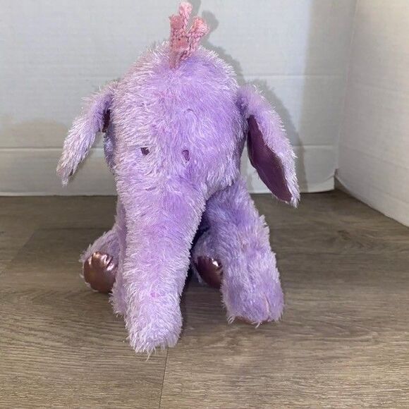 Disney Store Exclusive Heffalump Lumpy Purple Winnie The Pooh Plush - Picture 1 of 8